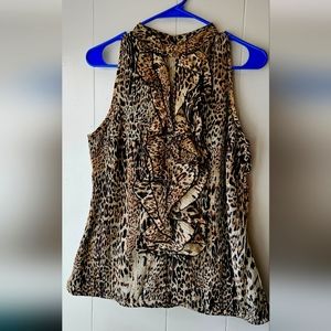 H & M size 10 tie front top.